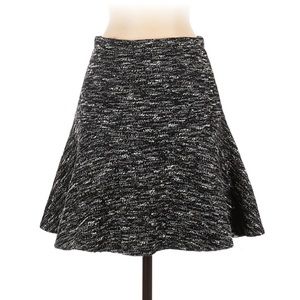 J Crew Fit and Flair Tweed Skater Skirt